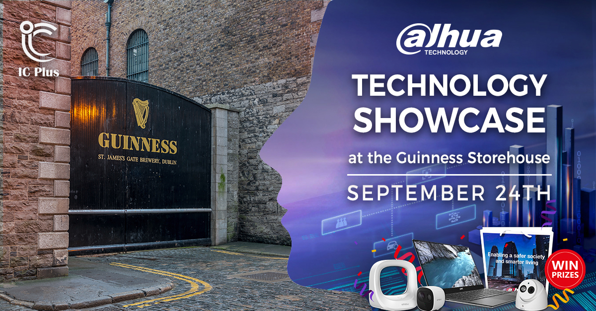 The Dublin, Ireland edition of the Dahua Technology Showcase at the Guinness Storehouse - September 24th 2019